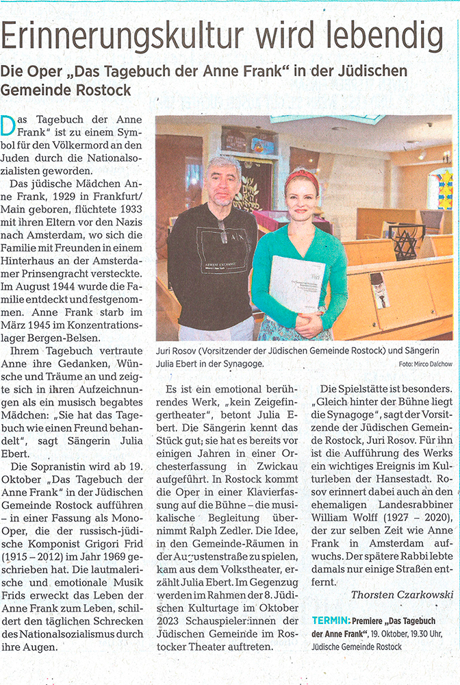 OZ, Theaterzeitung, Nr. 10/23, S.4 Thorsten Czarkowski
